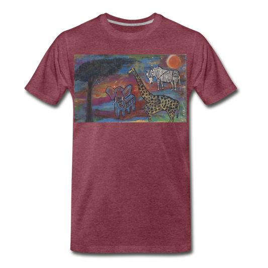 Men's Premium T-Shirt - heather burgundy