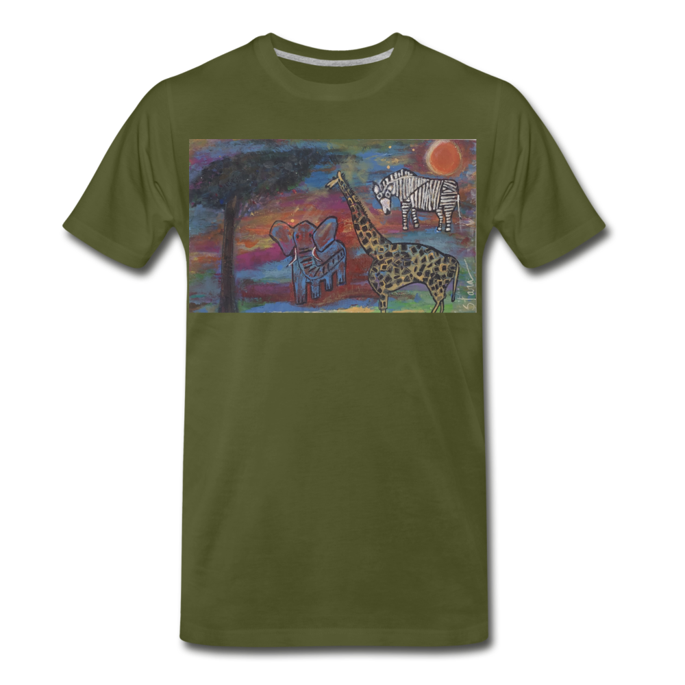 Men's Premium T-Shirt - olive green