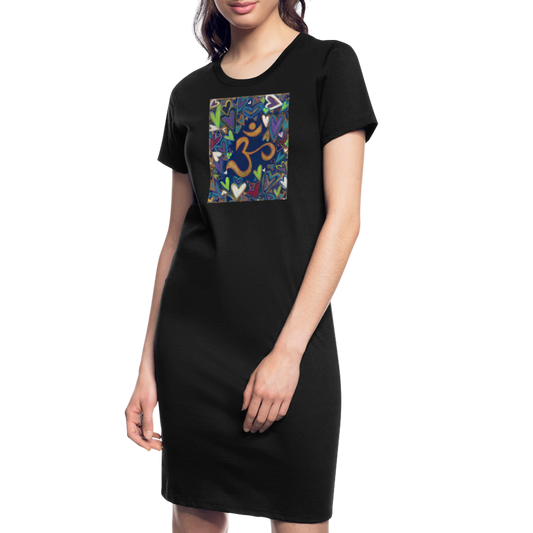 Women's T-Shirt Dress - black