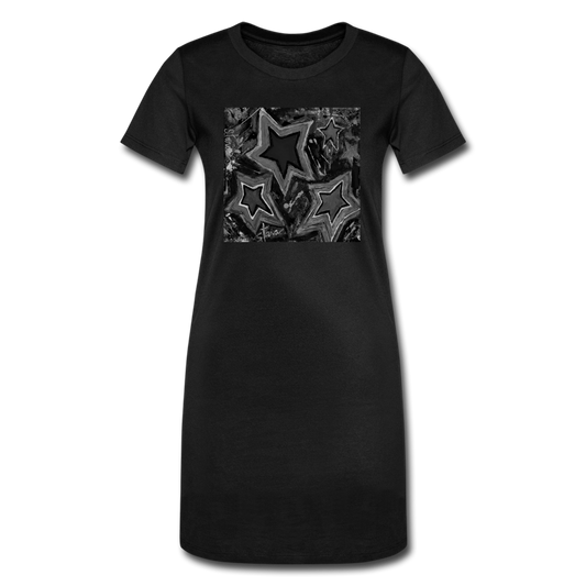 Women's T-Shirt Dress - black