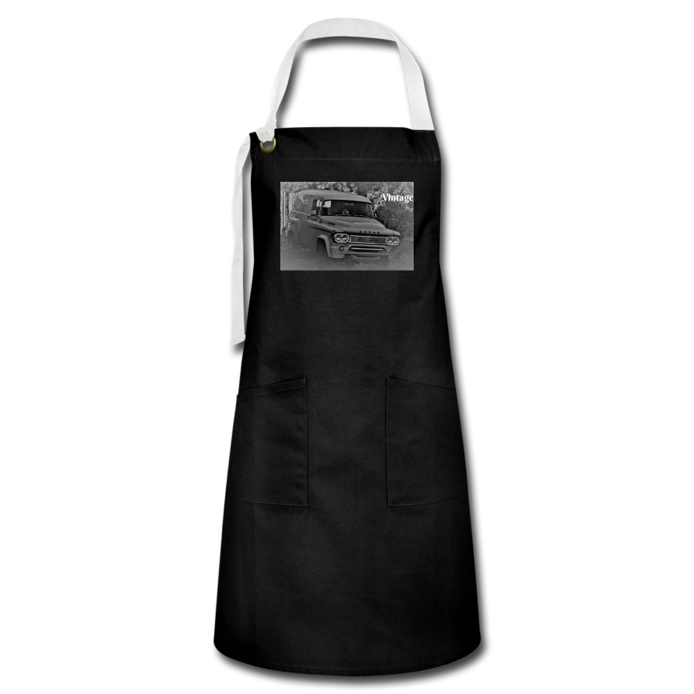 Artisan Apron - black/white