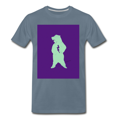 Men's Premium T-Shirt - steel blue