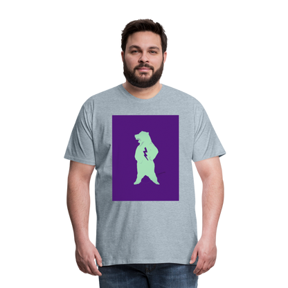 Men's Premium T-Shirt - heather ice blue