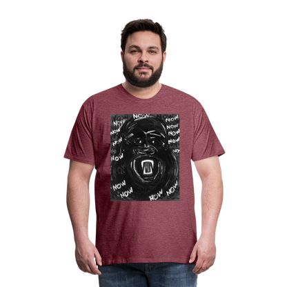 Men's Premium T-Shirt - heather burgundy