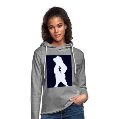 Unisex Lightweight Terry Hoodie - heather gray